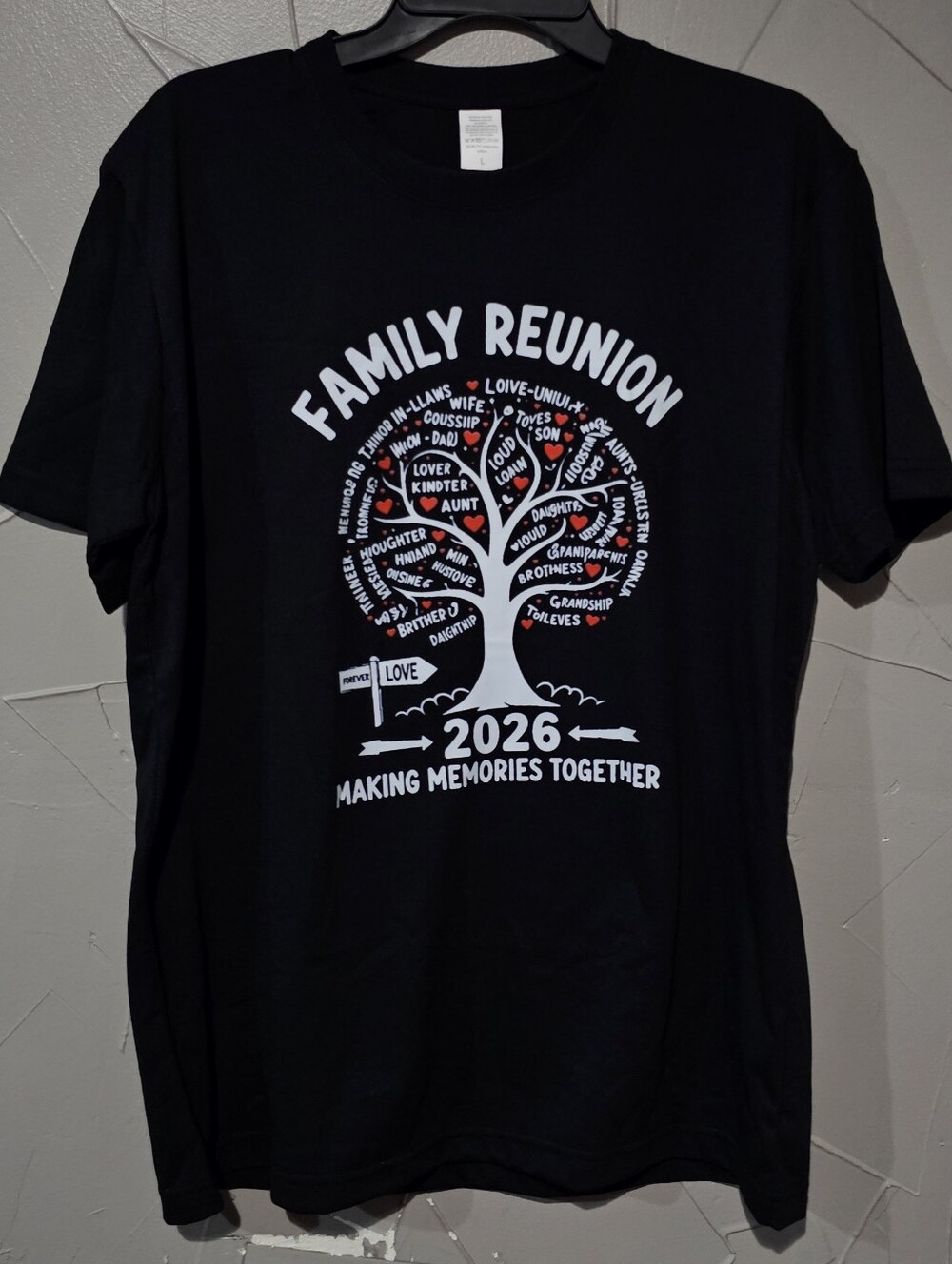 Family Reunion 2026 Short Sleeve Tee - Black